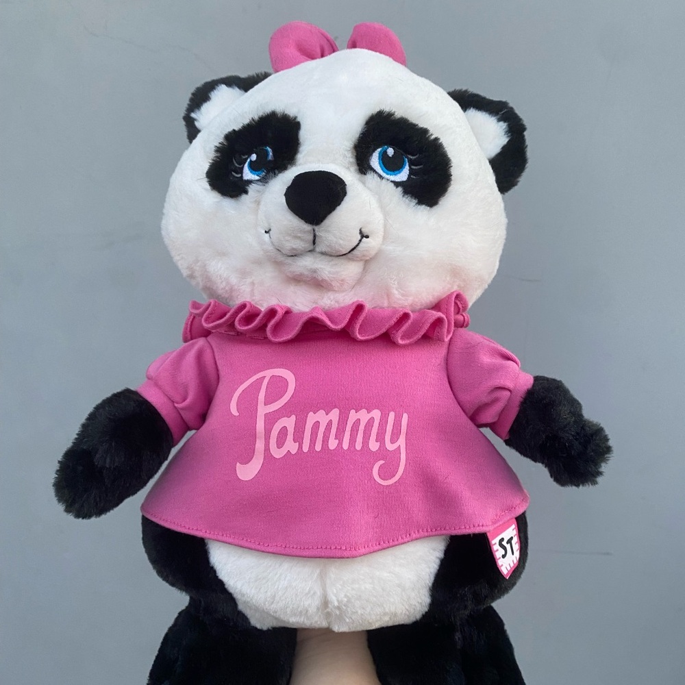 Shirt Tales Hallmark Panda Pammy Plush Stuffed Animal 16”